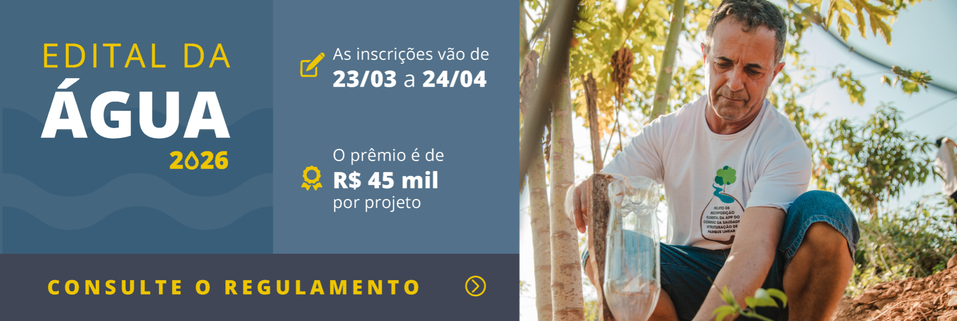 Edital da água 2026 página